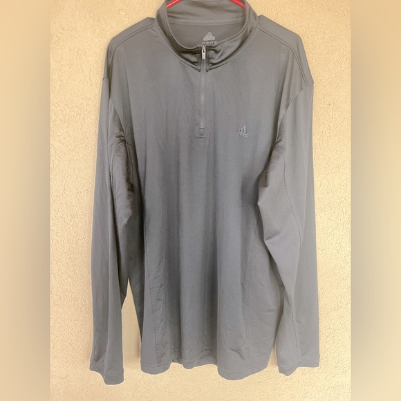 Men’s gray Adidas pull over light weight shirt. Size XL - Picture 1 of 3